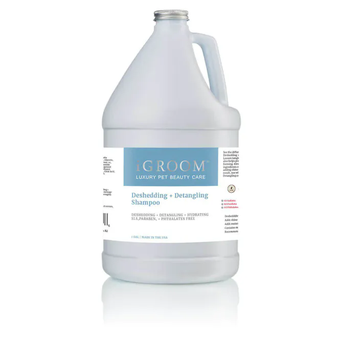Hovedbilde Deshedding + Detangling Shampoo 3,78l, iGROOM