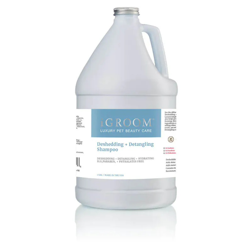 Deshedding + Detangling Shampoo 3,78l, iGROOM
