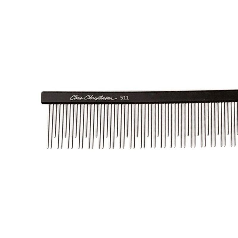 Fine Tooth Parting Comb 18cm (Black), Chris Christensen