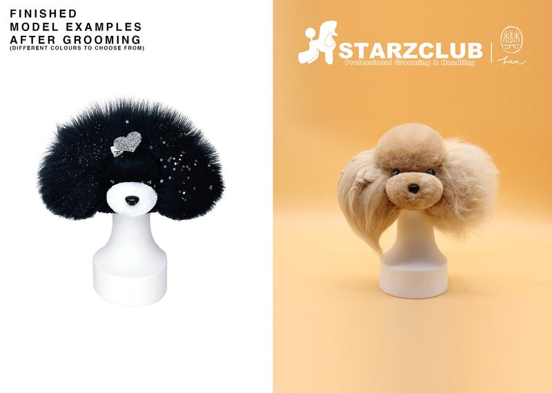 White Coat for Model Dog Head,  Starzclub