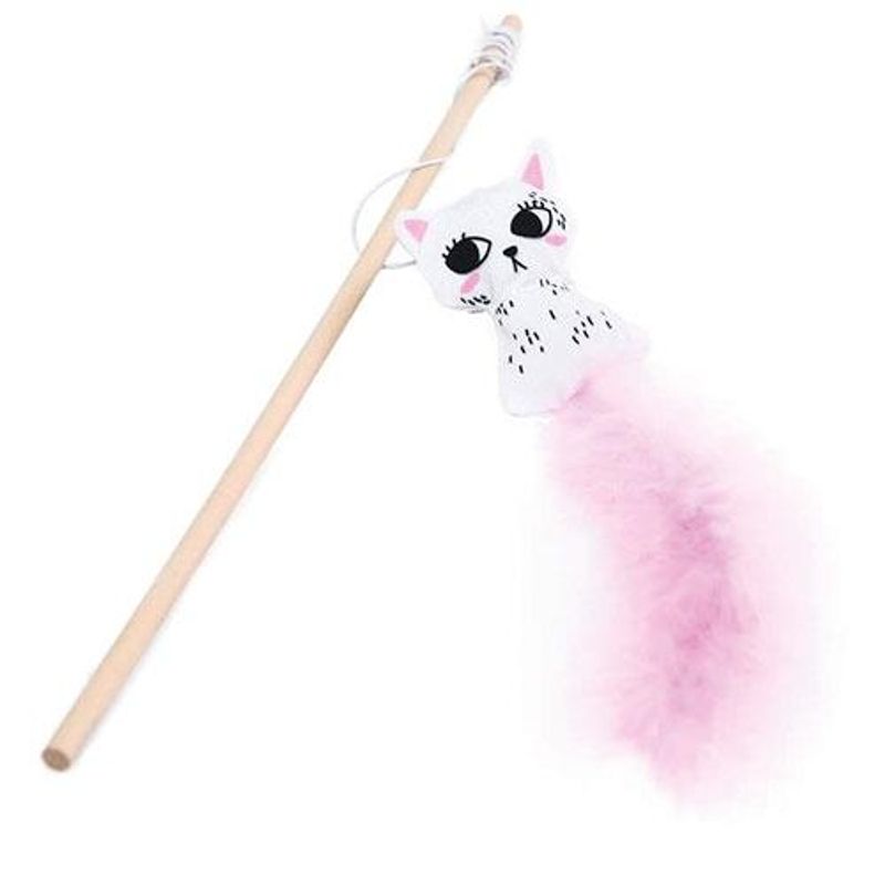 Cat With Feathers Cane 8x24x40cm, Ibanez