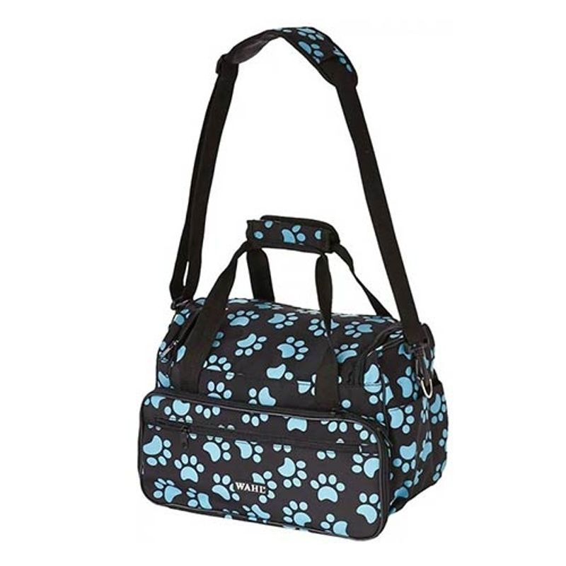 Grooming Bag Pow Print Blue and Black, Whal