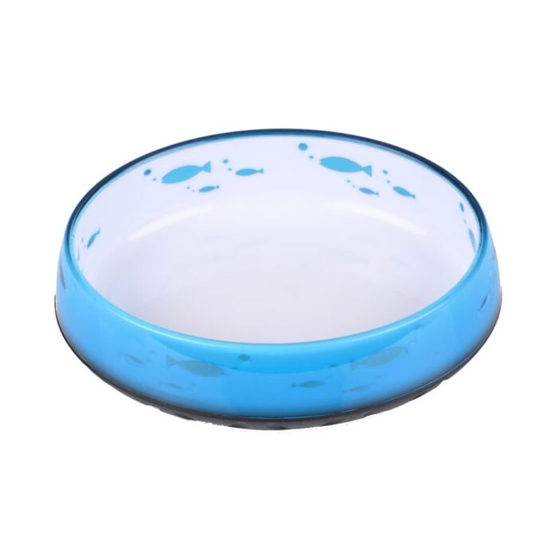 Anti-Slip Cat Bowl Oval Lightblue 14,6cmx12,1cm - 260ml, Show 