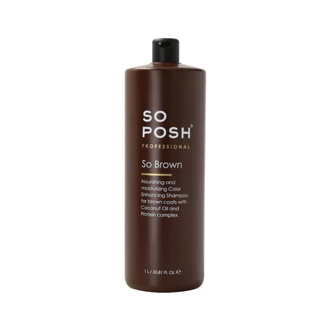 Hovedbilde So Brown 1L. Shampoo for brown coats, SoPosh