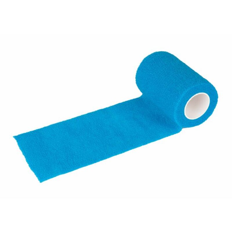 Self-Cling Bandage Blue 4.5 m x 7.5 cm, ShowTech