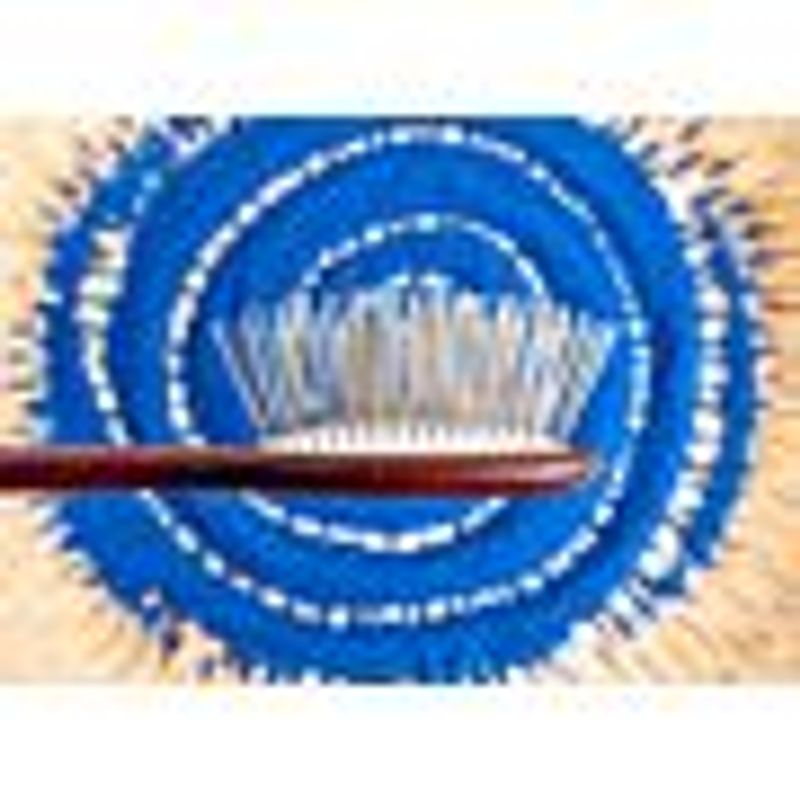 30mm Maxi Pin Brush Pocket 18.5 cm - Extra Long Pin, Show Tech