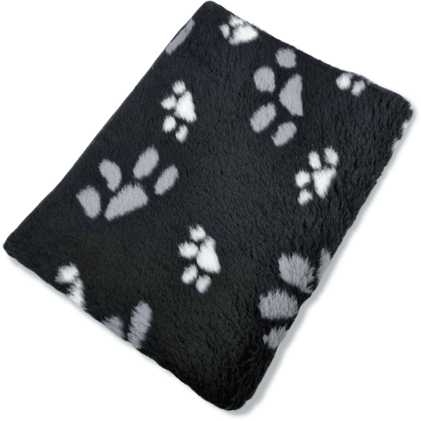 Hovedbilde Kantsydd Vetbed  Svart 3 farger - 75 x 50 cm