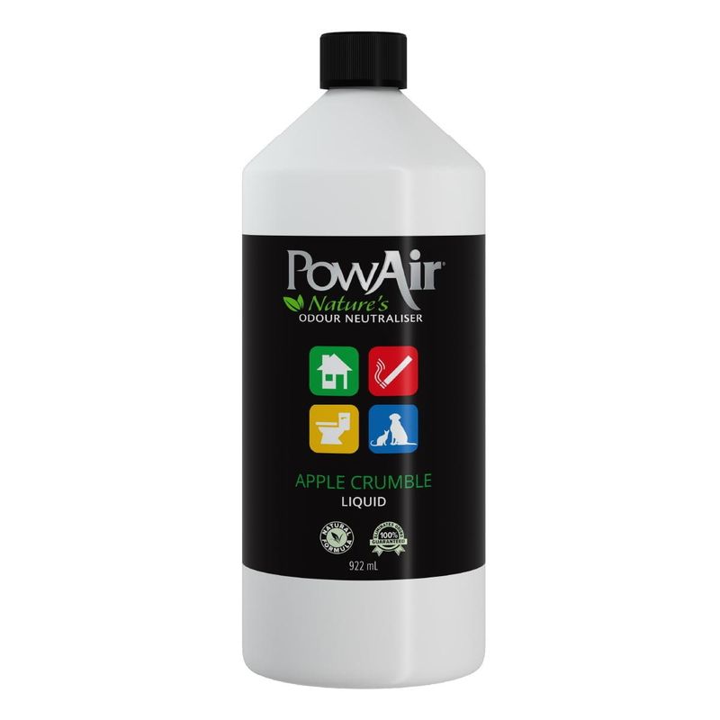 Odour Neutraliser Liquid (Apple Crumble) 922ml, PowAir