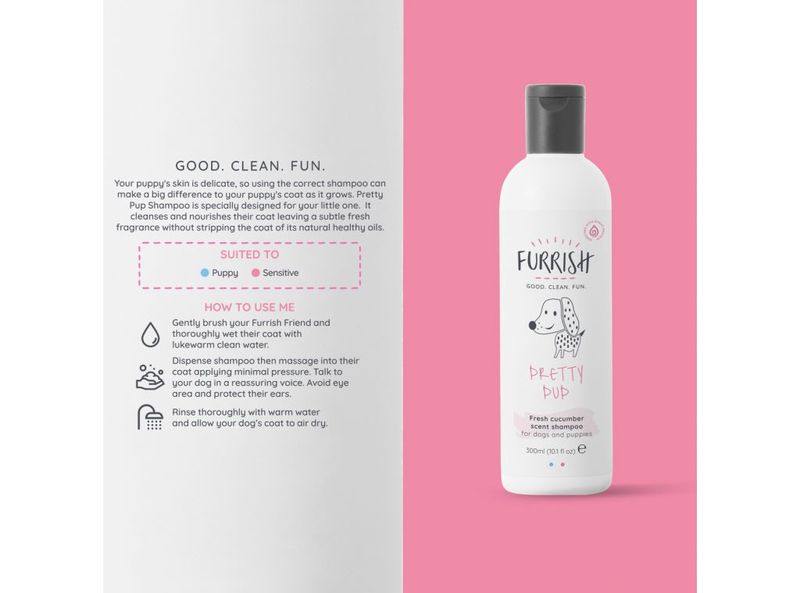 Pretty Pup Shampoo 300ml, Furrish