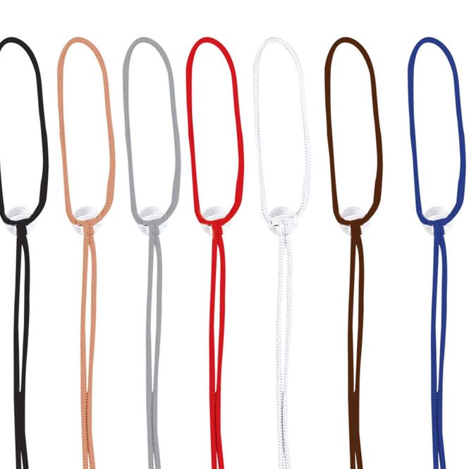 Hovedbilde Utstillingsline nylon (Black) med past clips ...