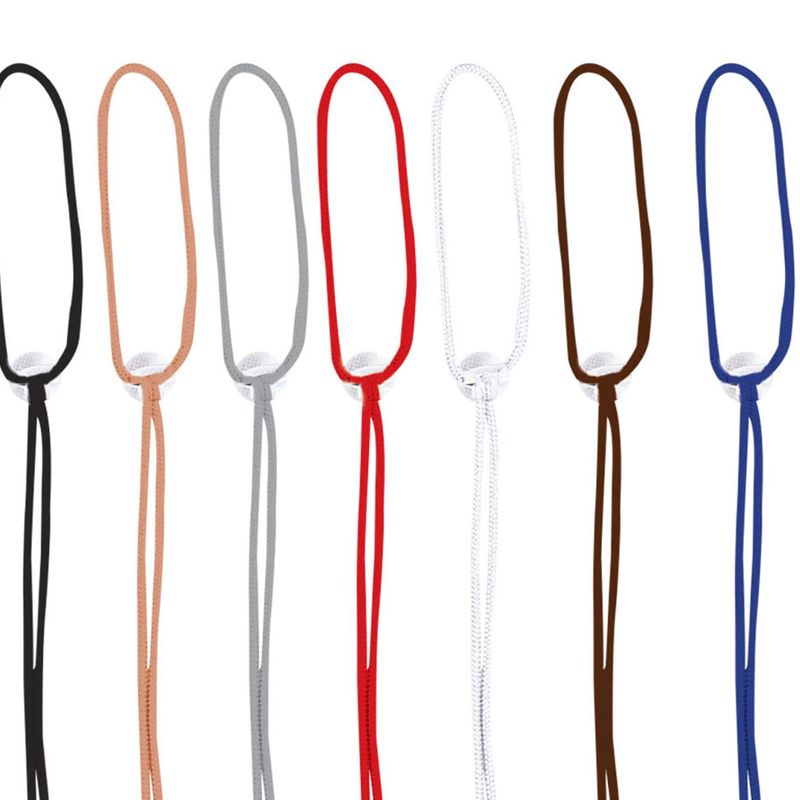 Utstillingsline nylon (White) med past clips 1,5mm x 92cm, ShowT