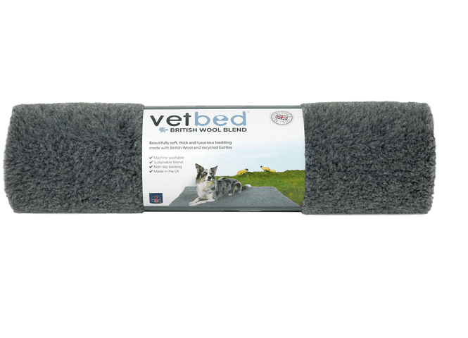 Hovedbilde Vetbed British Wool Blend Dark 75x100cm, Petlife
