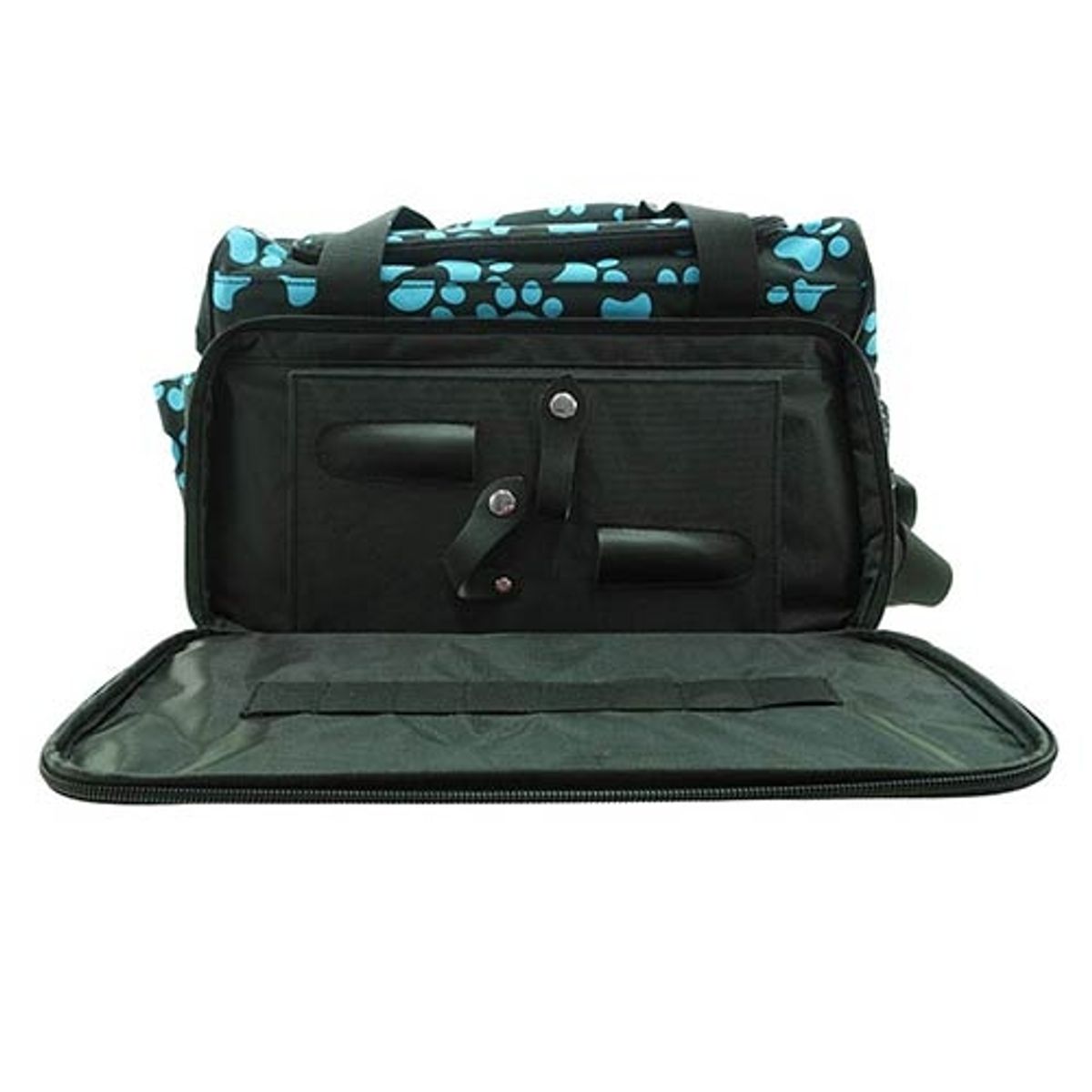 Grooming Bag Pow Print Blue and Black, Whal