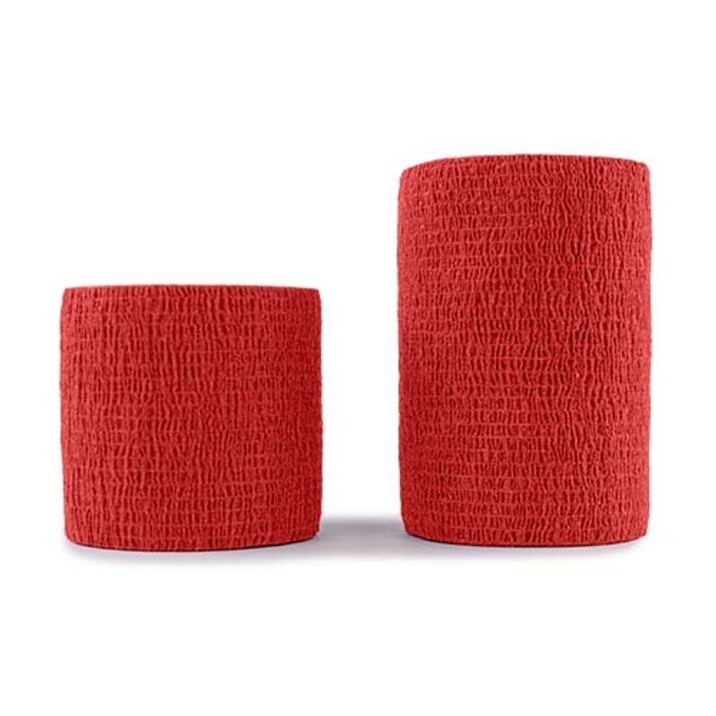Cohesive Bandage Rød 5cm Bred, Ibanez