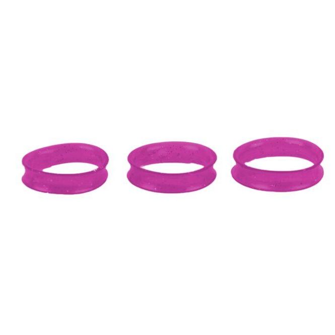 Hovedbilde Finger Ring 20 mm Purple Fine Glitter Scissor ...
