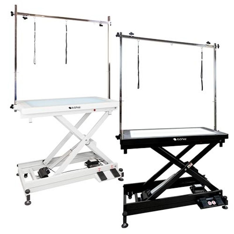 LED Elektrisk Bord White 110 x 60 x 30-110cm, Ibanez