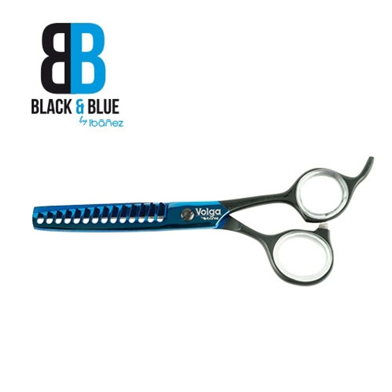 Black & Blue Volga effileringssaks 15 cm, Ibanez