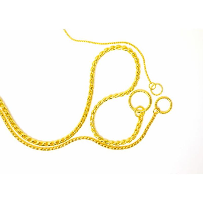  25cm x 2,5mm Show Chain Gold, Show Tech