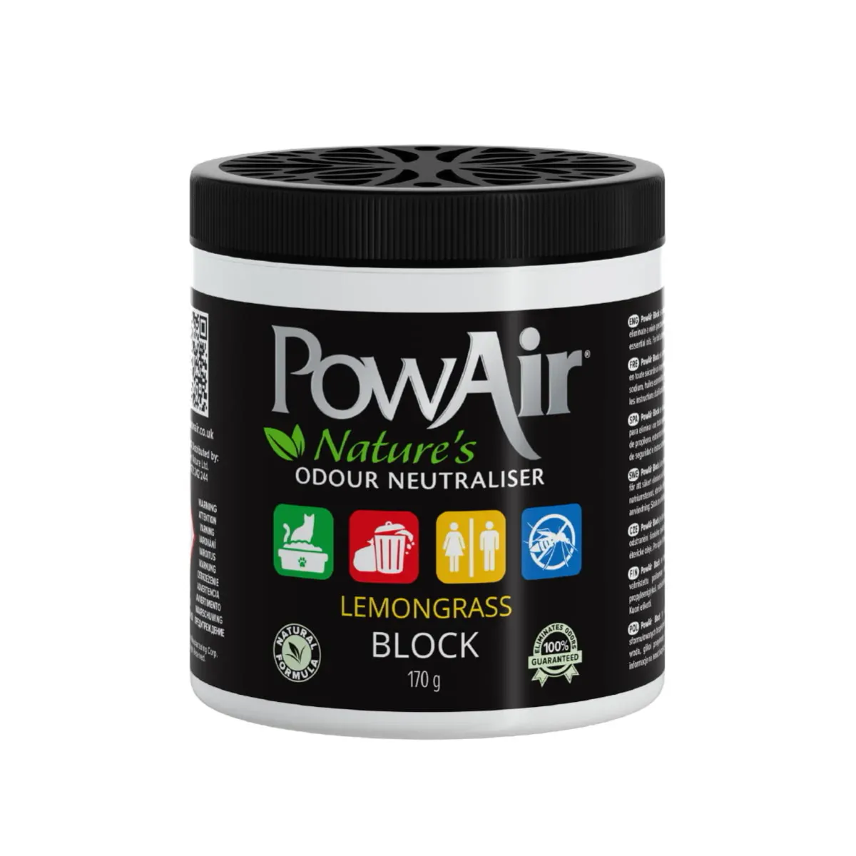 Odour Neutraliser (Lemongrass) Block 170g, PowAir